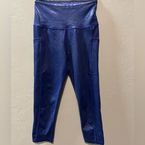 Love Her Shop Shimmering Blue Leggings